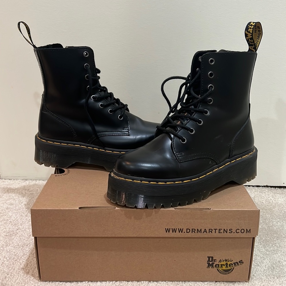 Dr. Marten Jadon Black Boots